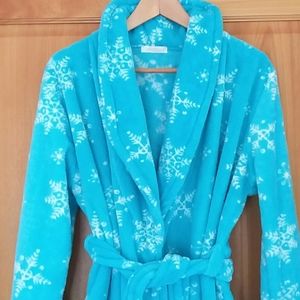Cozy warm plush robe